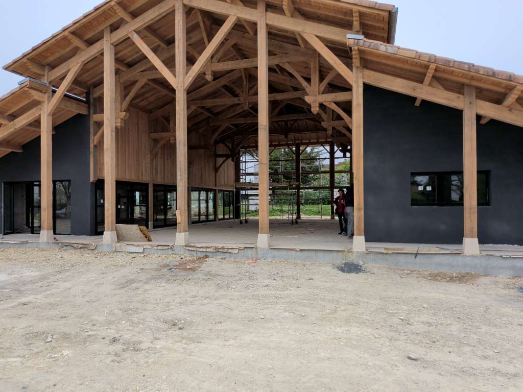 Menuiseries aluminium sur un chantier Menuiserie RIEU